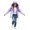 Purple, variant on Hooded Jacket for Girls Long Sleeve Breathable Pullover with Zipper Gradient Print Reflective Outdoor Coat Ages 5-13 Years Jacket