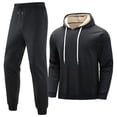 thumbnail image 4 of successthop Sweatsuits for Men 2 Piece Hoodies and Joggers Set Fleece Line Long Sleeve Tops Fall Tracksuit with Pockets, 4 of 9
