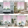 thumbnail image 3 of Pink Polka Dots Swag Valances for Windows 2 Pack, Kitchen Window Curtains 36 Inch Length, Vintage Abstract Art Watercolor Privacy Swag Curtains for Living Room/Bathroom with Rod Pocket 36"x36", 3 of 8