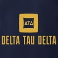 thumbnail image 3 of CafePress - Delta Tau Delta Gold Stacked Signature Long Sleeve T Shirt - Mens Hooded Shirt, 3 of 3