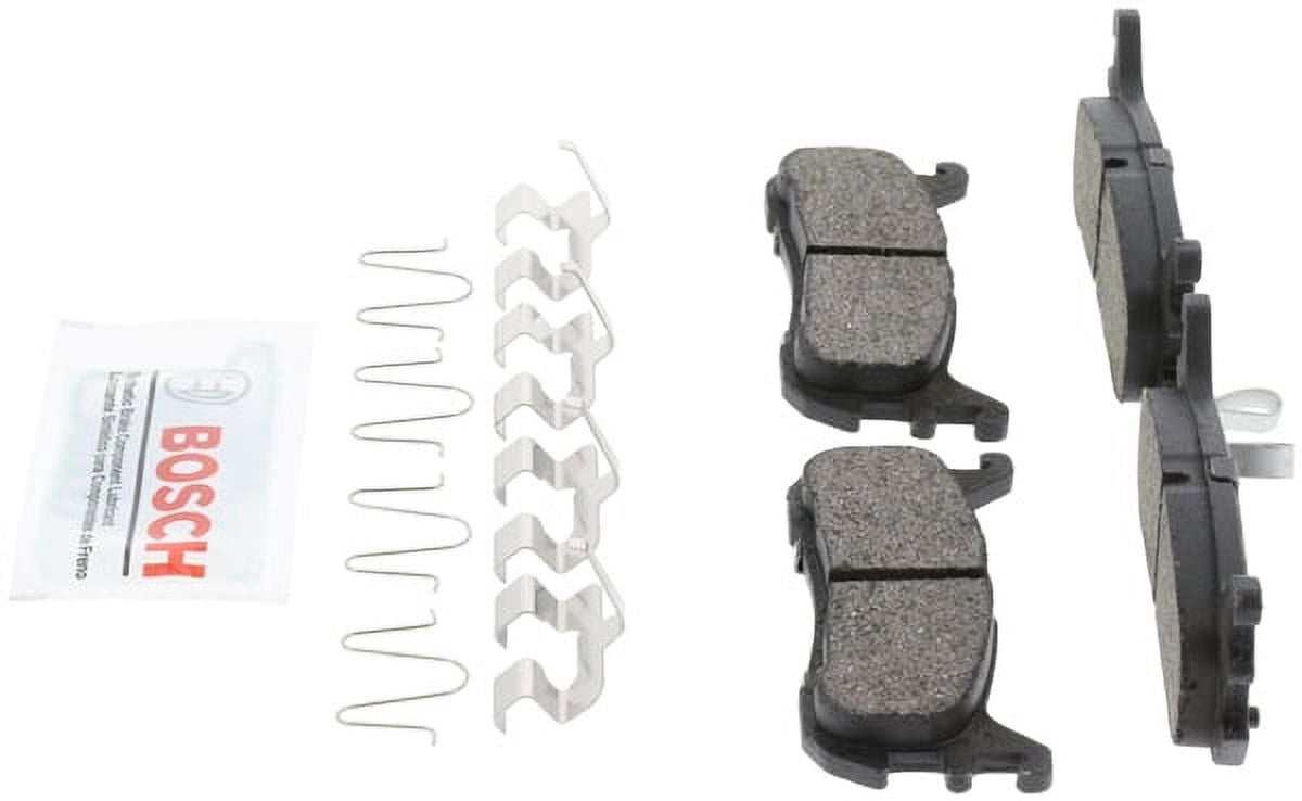 Bosch QuietCast Ceramic Brake Pad Set, w/ Shims Fits select: 1994-1997,1999-2005 MAZDA MX-5 MIATA