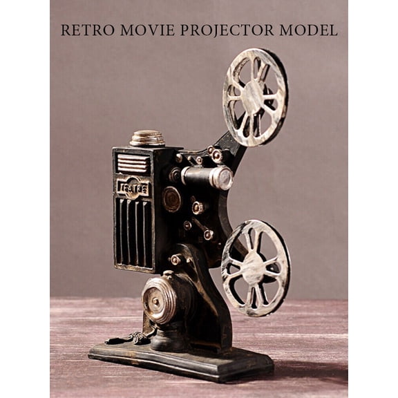 Retro Vintage Movie Projector Model For Shop Window Home Living Room Decorations
