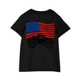 thumbnail image 4 of GERsome Boys Girls Short Sleeve Crewneck T-Shirts 4th of July Patriotic Tops for Unisex Kids American Flag Summer Graphic Tee, Sizes 5-6 Years, 4 of 8