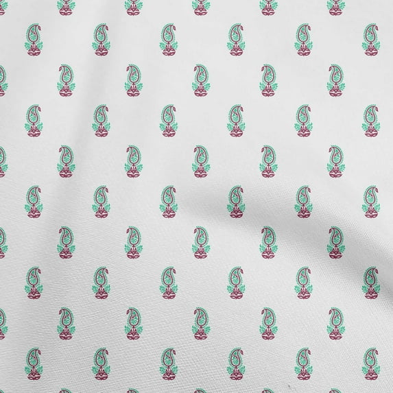 oneOone Cotton Jersey Sea Green Fabric Block Sewing Material Print Fabric By The Yard 58 Inch Wide-CY