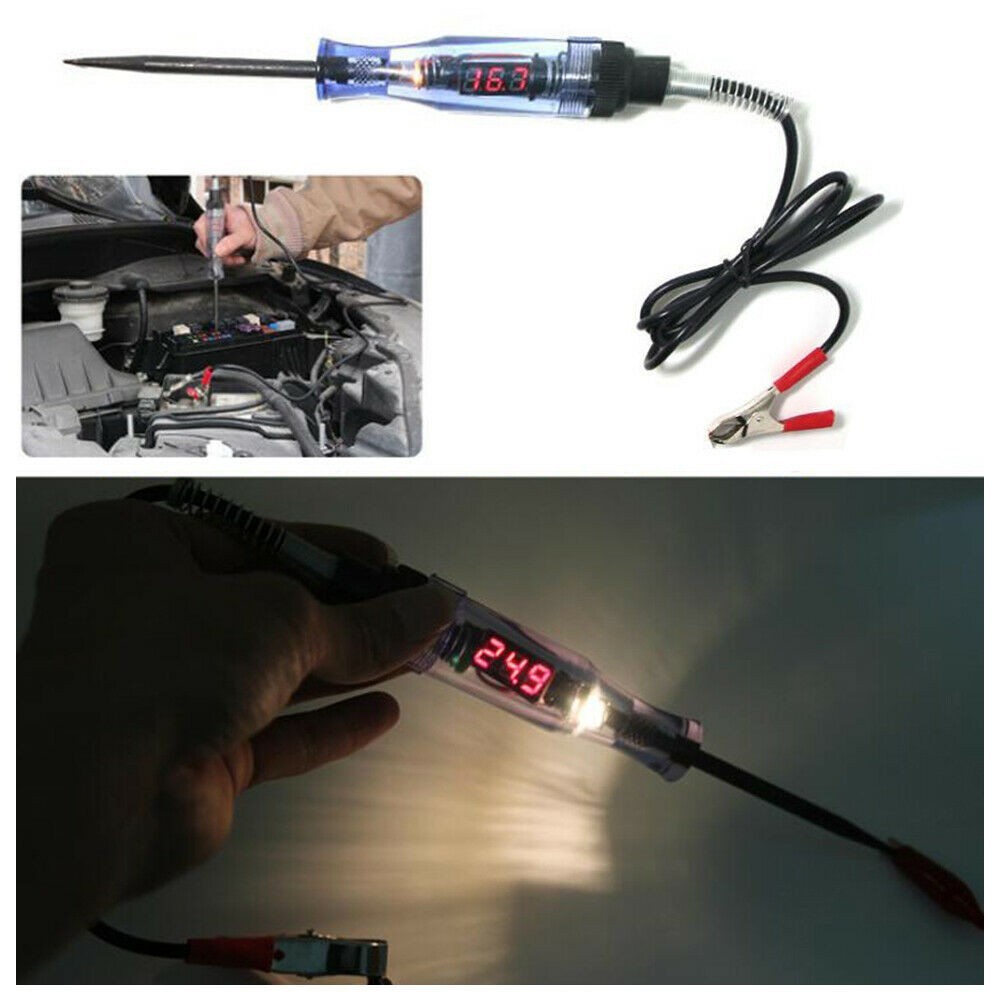 12V Circuit Tester Probe 324v Electric Car Fuse Test Light Voltage Pen