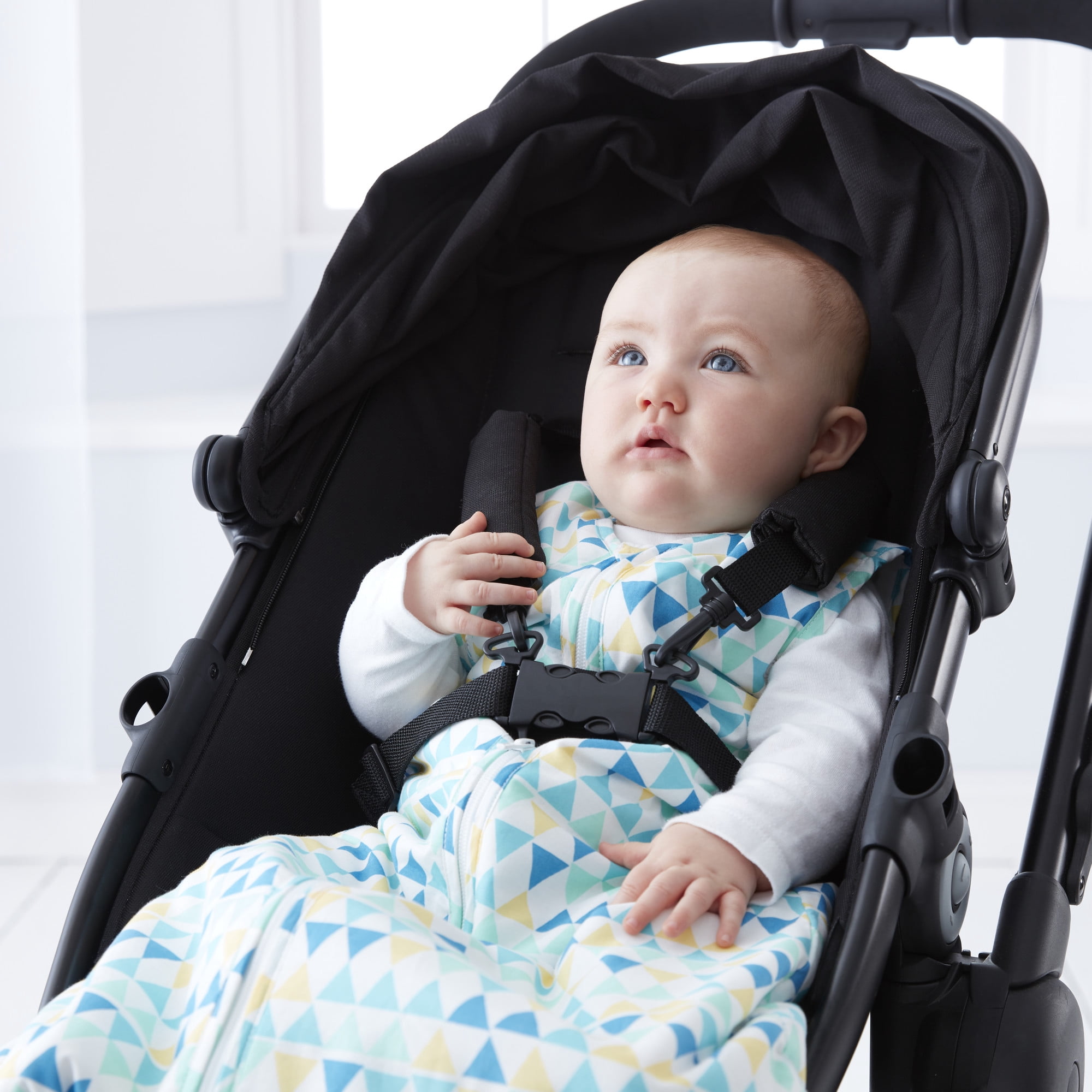 Tommee Tippee Newborn Cotton Sleep Grobag, Capri Zig Zag - Small, 0-6m, 1.0 Tog