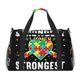 thumbnail image 1 of Fotbe I Love With Autism Bolsa de Viaje con Estampado, Bolsa de Fin de Semana para Mujer con Compartimento para Zapatos, Bolsa de Gimnasio con Bolsillo Húmedo, 1 of 7