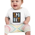 thumbnail image 1 of Spooky. Grunge Style. T-Shirt Infant -Image by Shutterstock,  6 Months, 1 of 4