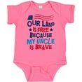 thumbnail image 3 of Inktastic Military Uncle Proud Nephew Freedom Boys or Girls Baby Bodysuit, 3 of 5