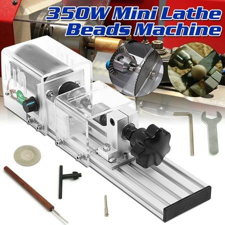 350W Mini Lathe Beads polishingtool Machine Woodworking Grinding Cutting Drill Rotary Tool (Best Wood Cutting Machine)