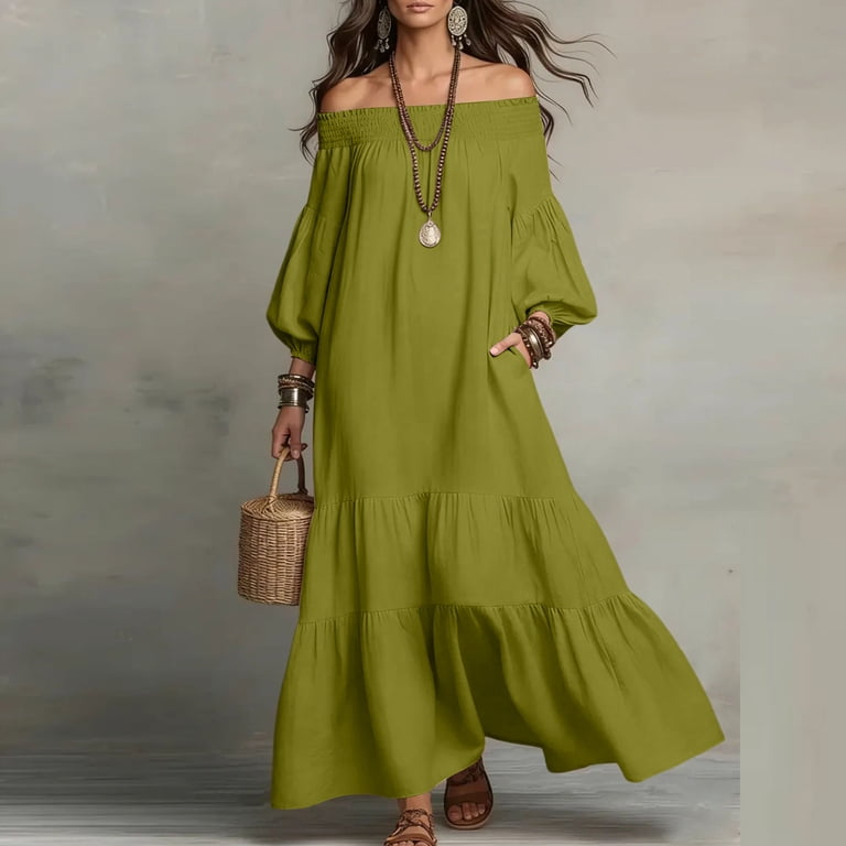 green petite wrap dress Green tube top solid color open back slit dress – Blue Zone Planet main image 0