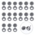 thumbnail image 1 of HAHDAXIA Screw Covers, 100pcs Gray Plastic Screw Cap Hinged Fold Over Caps Rubber Dust Washer Flip Tops with Storage Box (Gray), 1 of 6