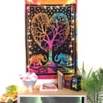 thumbnail image 2 of GypsieBlu Indian Wall Hanging Poster Tapestry Boho Mandala Tapestries Wall Decor Bohemian Hippie Cotton Poster 45x30 Inch Online, 2 of 5