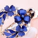 thumbnail image 4 of 2pcs Pinza de cabellero Floral Rhinestone Formal Gruesa Horquilla Pinza Accesorios para El Cabello, 4 of 7