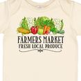 thumbnail image 4 of Inktastic Farmers Market Fresh Local Produce Boys or Girls Baby Bodysuit, 4 of 5