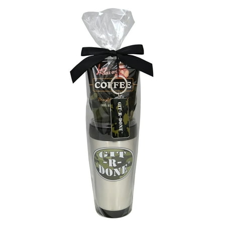 Larry the Cable Guy Stainless Steel Travel Mug with Coffee and Key Chain, 1oz, Gift Set