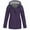 Purple, variant on SuoKom Jackets for Women Waterproof Lightweight Mountain Ski Jacket Pure Color Windproof Rainproof Hoodied Jackets Winter Coat for Winter Outdoor Hiking Skiing