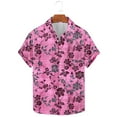 thumbnail image 2 of AHTJRT Stylish Men's Camouflage Print Button Down Short Sleeve Shirt Multicolor S, 2 of 5