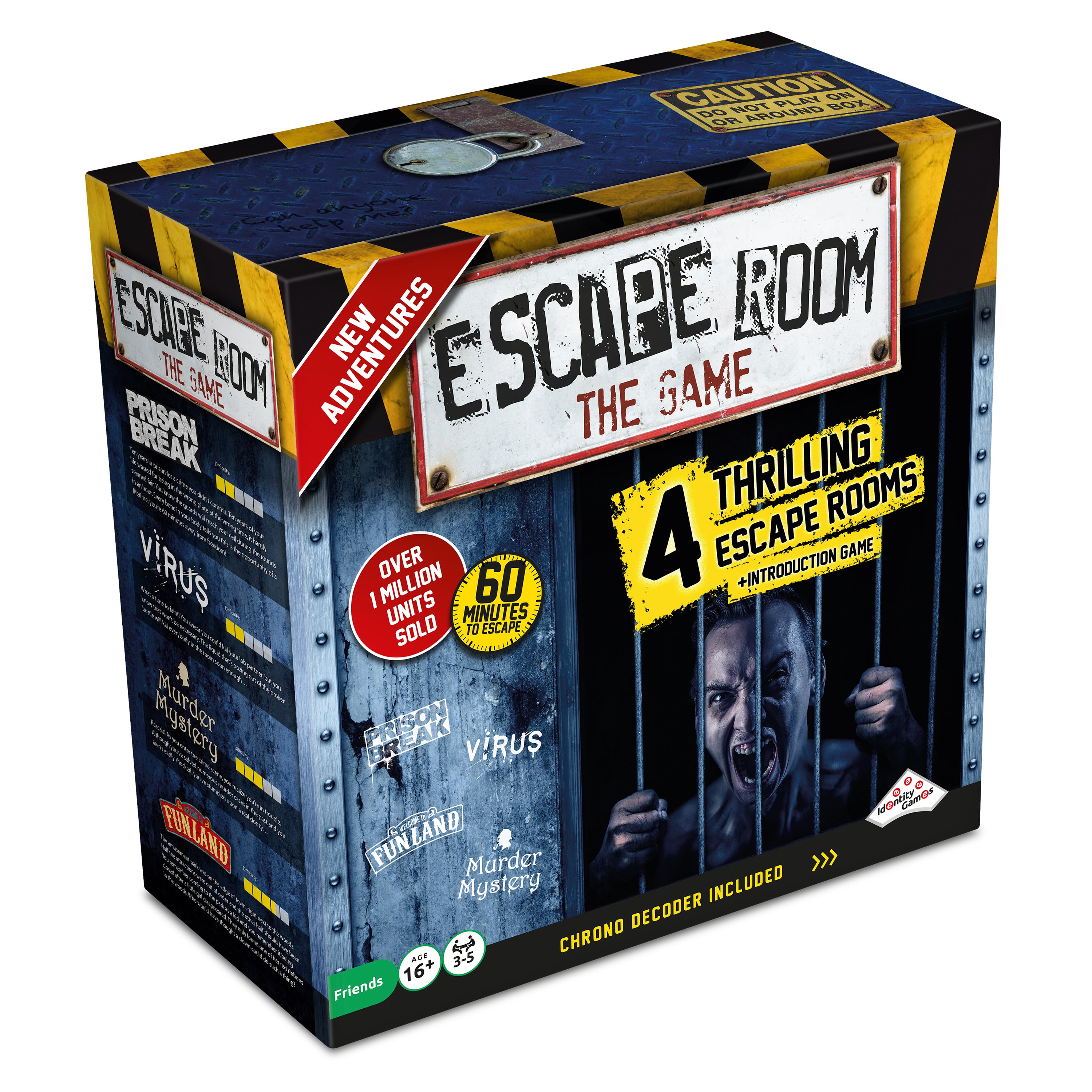 Een computer gebruiken Vereniging Lengtegraad Identity Games Escape Room The Game 2 with 4 Escape Rooms - Walmart.com