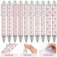 thumbnail image 3 of 22 Pieces Cute Pink Bow Stuff,10 Pink Coquette Bow Pens and 12 Pads Bow Sticky Notes,Black Ink Ballpoint Pens for Christmas Birthday Party  Gift Women Office Home Supplies, 3 of 5