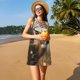 thumbnail image 3 of Easygdp American Wildlife Deer Forest para Vestido Transpirable de Mujer, Vestido Suelto de Manga Corta con Pliegues y Bolsillos para el Verano, 3 of 7