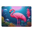thumbnail image 3 of Tropical Flamingo Soft Comfy Area Rugs Carpet Suitable for Living Room Kitchen Bedroom Laundry Room Home Decorations 40"x60", 3 of 7