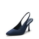 thumbnail image 1 of Tacones DREAM PAIRS DWUMPU2510 en gamuza azul marino con stilettos de 8.4 cm, 1 of 7