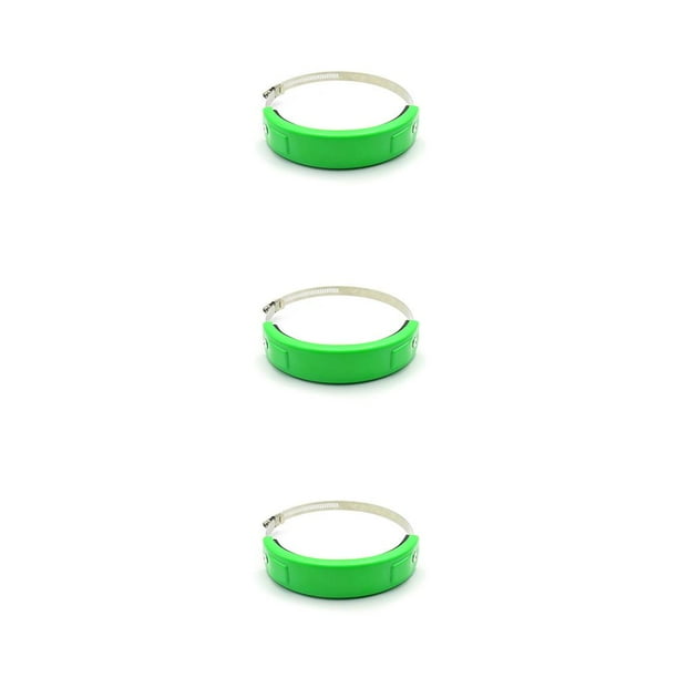 Tubo protector de escape Speravity para motocicleta anillo de fijación ajustable acero inoxidable