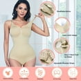 thumbnail image 4 of Lilvigor Women Full Body Shaper Slimming Bodysuits Shapewear Tops Tummy Control Body Shaper Waist Trainer Vest with Hook, 4 of 7
