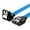 Blue, variant on CIYISON 40/50cm SATA 3.0 Cable SATA3 6GB/s Hard Drive Data Cable Cord SAS Cable Dual Channel Straight 90 Degree Wire