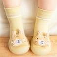 thumbnail image 4 of Baby Shoes Girl Shoes First Walkers Cute Cartoon Antislip Socks Shoes Prewalker Sneaker Toddler Girl Sneakers,Size 18 Months-24 Months, 4 of 5