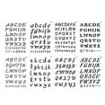 thumbnail image 3 of Raindrops 8Pcs Alphabet and Number Stencil Set English Letter Templates, 3 of 8