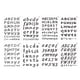 thumbnail image 1 of EeaseMX 8 plantillas de letras y números en inglés, plantillas del alfabeto, plantillas de símbolos y números, 1 of 7