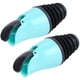thumbnail image 4 of 2 tapones para verter botellas de aceite, tapón vertedor de silicona ABS para vino, salsa de soja, botellas de vinagre, accesorio de cocina (azul claro), 4 of 5