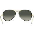 thumbnail image 6 of Sunglasses Ray-Ban RB 3025 JM 919671 Aviator Full Color Black On Le, 6 of 10