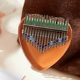 thumbnail image 4 of Kalimba Thumb Piano With Eva Protective Case, Transparent Crystal Acrylic Kalimba 17 Key, Musical Instrument Gifts, 4 of 5