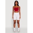 thumbnail image 3 of Womens Trendy Strapless Varsity Stripe Tube Top, 3 of 5