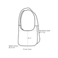 thumbnail image 2 of Mafoose Female Cotton Canvas Sling Bag Turquoise/ Navy, 2 of 4
