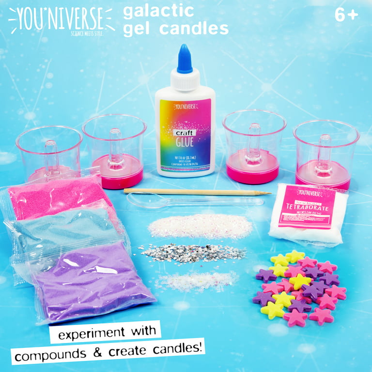 Science Gone Fun Clear Gel Candle Making Kit: 2 DIY Sets for Thoughtful Friend and Gift-giving