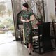 thumbnail image 1 of Vestido cheongsam con diez hebillas, cheongsam, ropa de verano, etiqueta larga, corte ajustado, 1 of 6