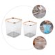 thumbnail image 3 of Houderco 2Ud Bote De Basura Transparente Multiusos Para Y Escritorio Con Estructura Resistente, 3 of 8