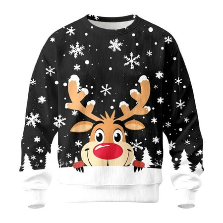 Ugly Funny Christmas Sweater for Men and Women - R_udolph The Reindeer
