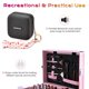 thumbnail image 3 of Byootique Nail Desk Mobile Station Rolling Makeup Manicure Table Unicorn Pink Byootique Modern, 3 of 10