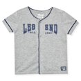 thumbnail image 2 of Sleep On It Boys Coat Front Pajama Short Set - Legend, 4T, 2 of 4