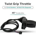 thumbnail image 4 of AlveyTech 24 Volt 5 Pin Diagnostic Twist Grip Throttle for Currie Scooters 2007 & Newer - Replacement Throttle for 2007 & Newer Schwinn, eZip, & IZIP Scooters, 4 of 7