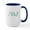 White/Navy Inside, variant on CafePress - Spring Mimi Large Mug - 15 oz Ceramic Large White Novelty Mug