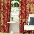 thumbnail image 4 of LFEEY Red Chinese Dragon Blackout Curtains, Room Darkening, Set of 2, 42x63 inch, 4 of 6