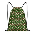 thumbnail image 1 of Xecao Gnomes In Caps Pattern Sports Drawstring Backpack - String Swim Gym Bag with Wet Proof Pocket for Women&Men-Small, 1 of 6