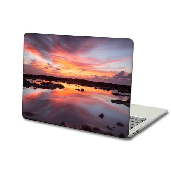 KSK KAISHEK Hard Shell Cover Only for Newest MacBook Pro 13 inchs with Retina Display Touch Bar Model: M1 A2338 A2289 A2251 A2159 A1989 A1706 A1708 (Red series 0273)