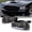 Smoke Lens With Chrome Housing, variant on AKKON - For 2006-2010 Dodge Charger Chrome 1 Piece DRL LED Headlights w/Corner Turn Signal Lamps Left + Right Pair